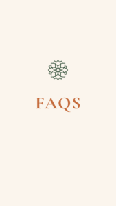 an image with text saying faqs