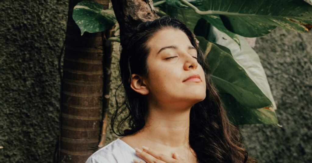 woman asking one question to listen to body